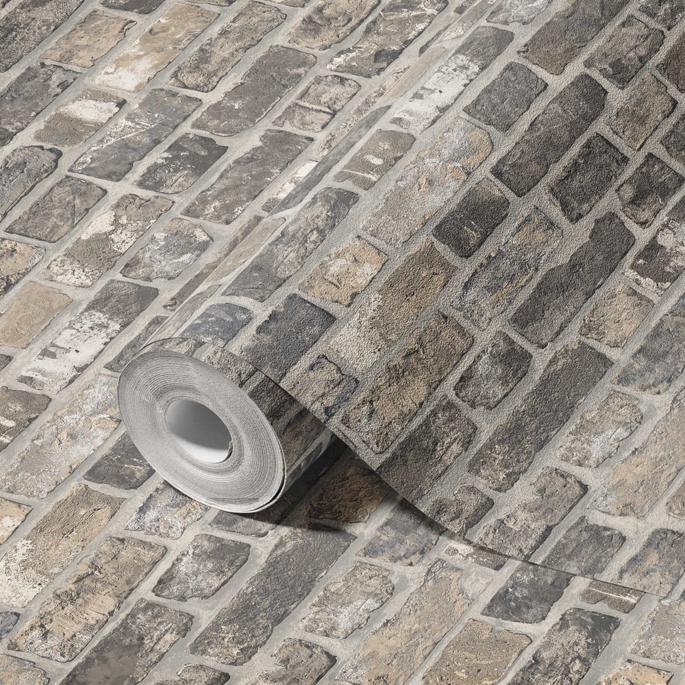Adawall Roka Taş Desen Duvar Kağıdı 23104-3