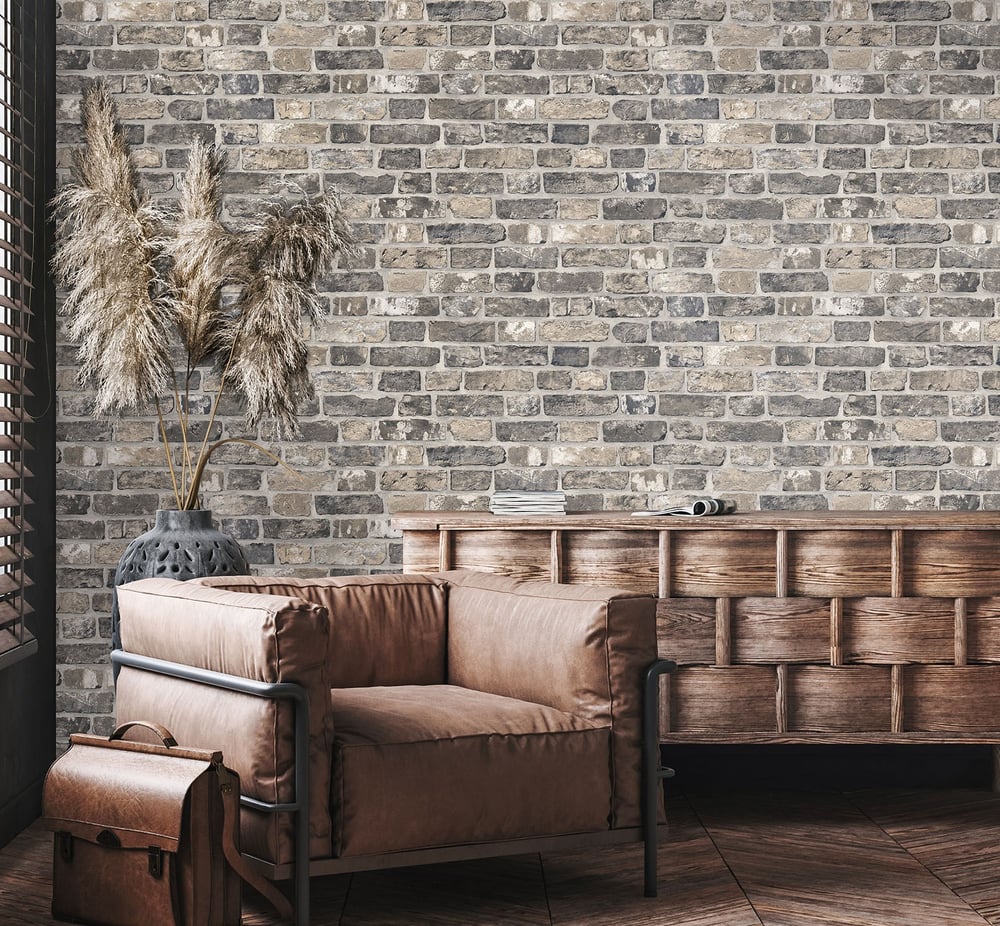 Adawall Roka Taş Desen Duvar Kağıdı 23104-3