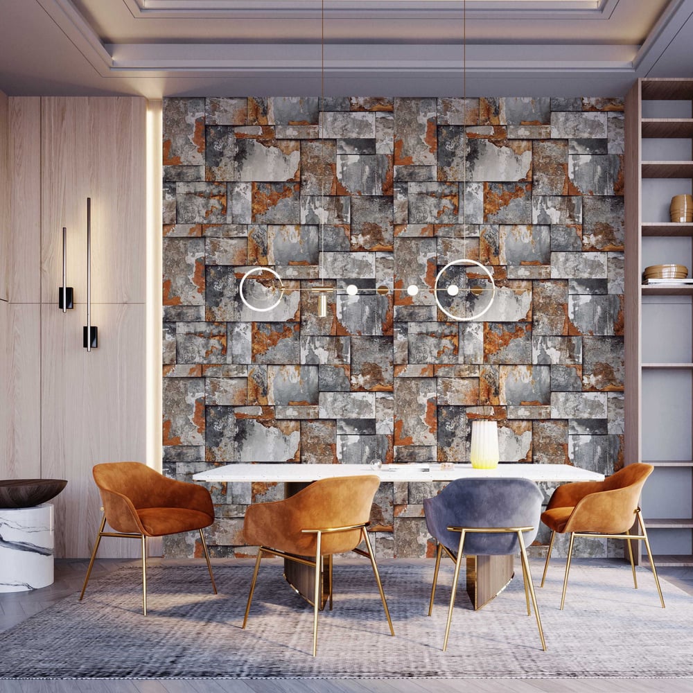 Adawall Roka Taş Desen Duvar Kağıdı 23106-4