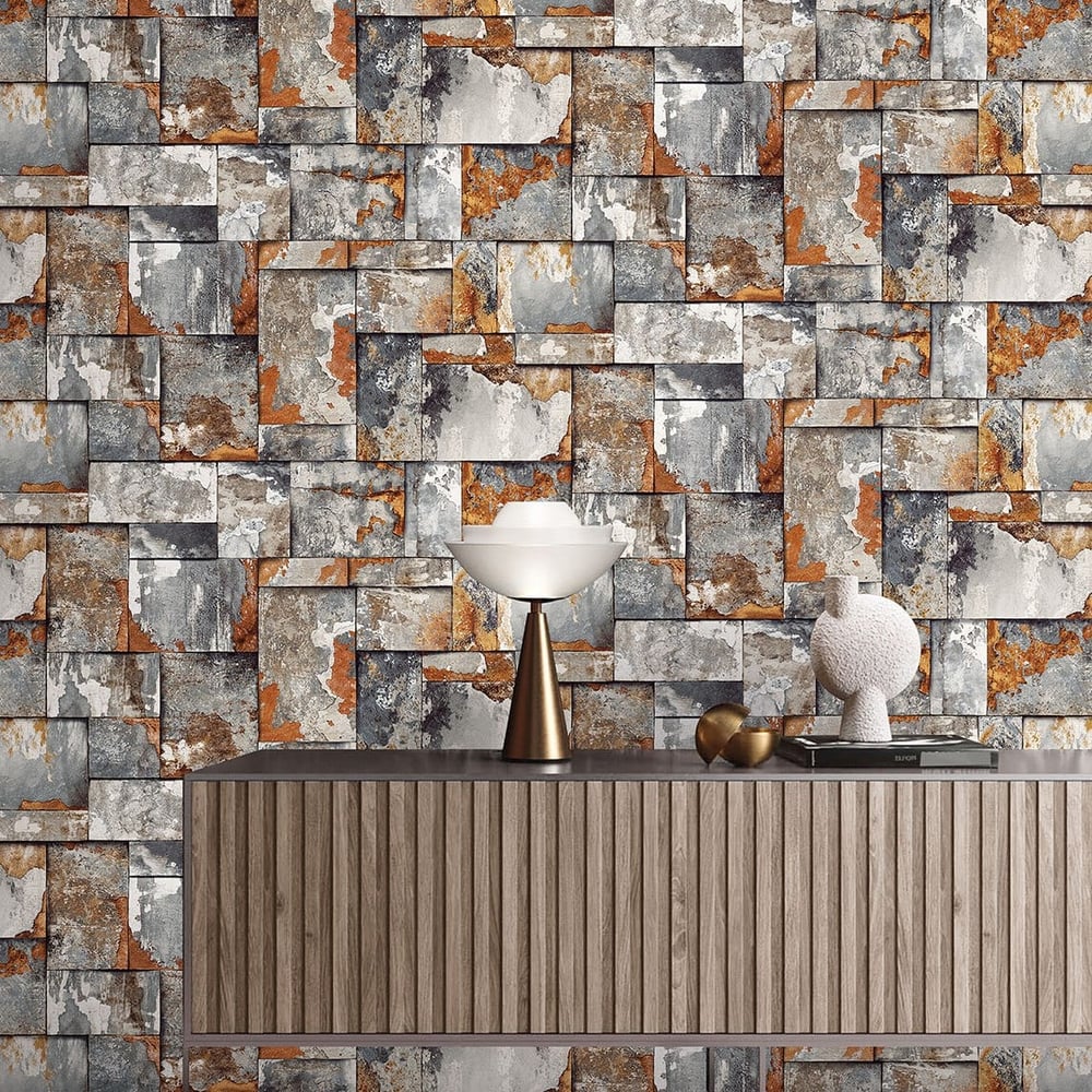 Adawall Roka Taş Desen Duvar Kağıdı 23106-4