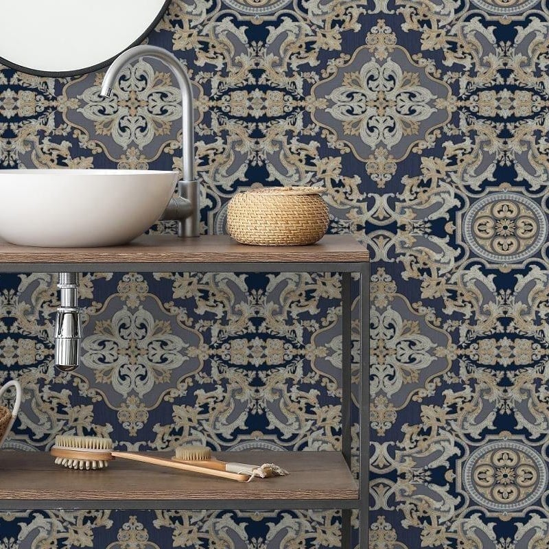 Adawall Seyyah Damask Duvar Kağıdı 10 m² | 1301-5