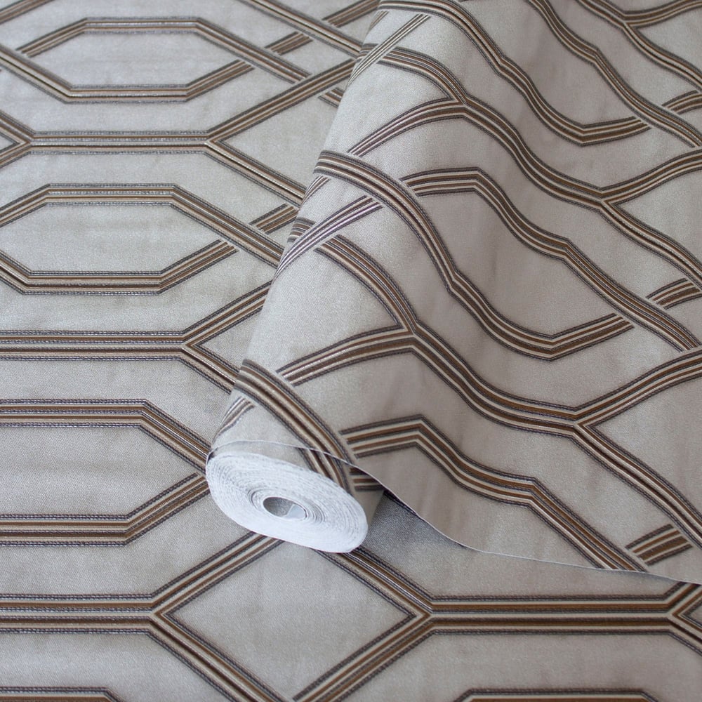 Adawall Vera Geometrik Desen Duvar Kağıdı 1502-5