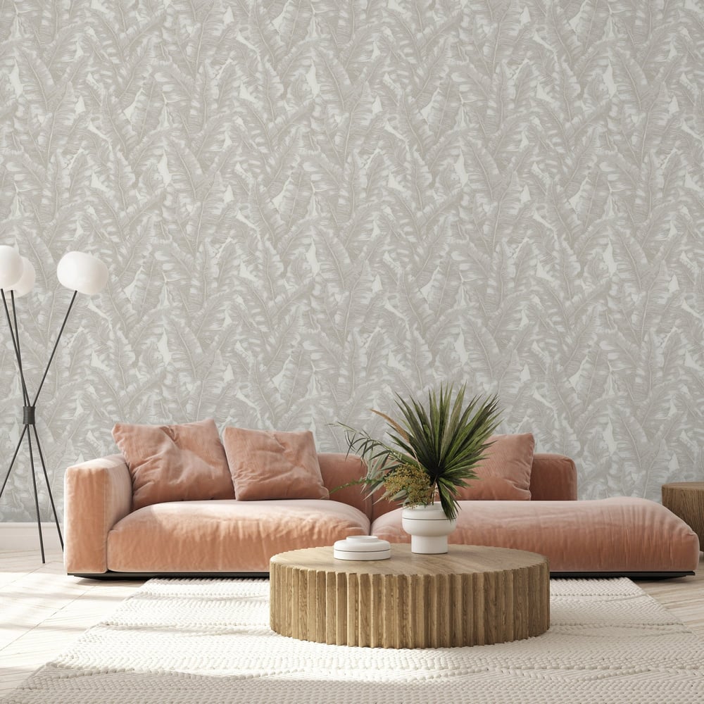 Adawall Vera Koleksiyonu 1507-01 Yaprak Desenli Duvar Kağıdı 16,5 M2