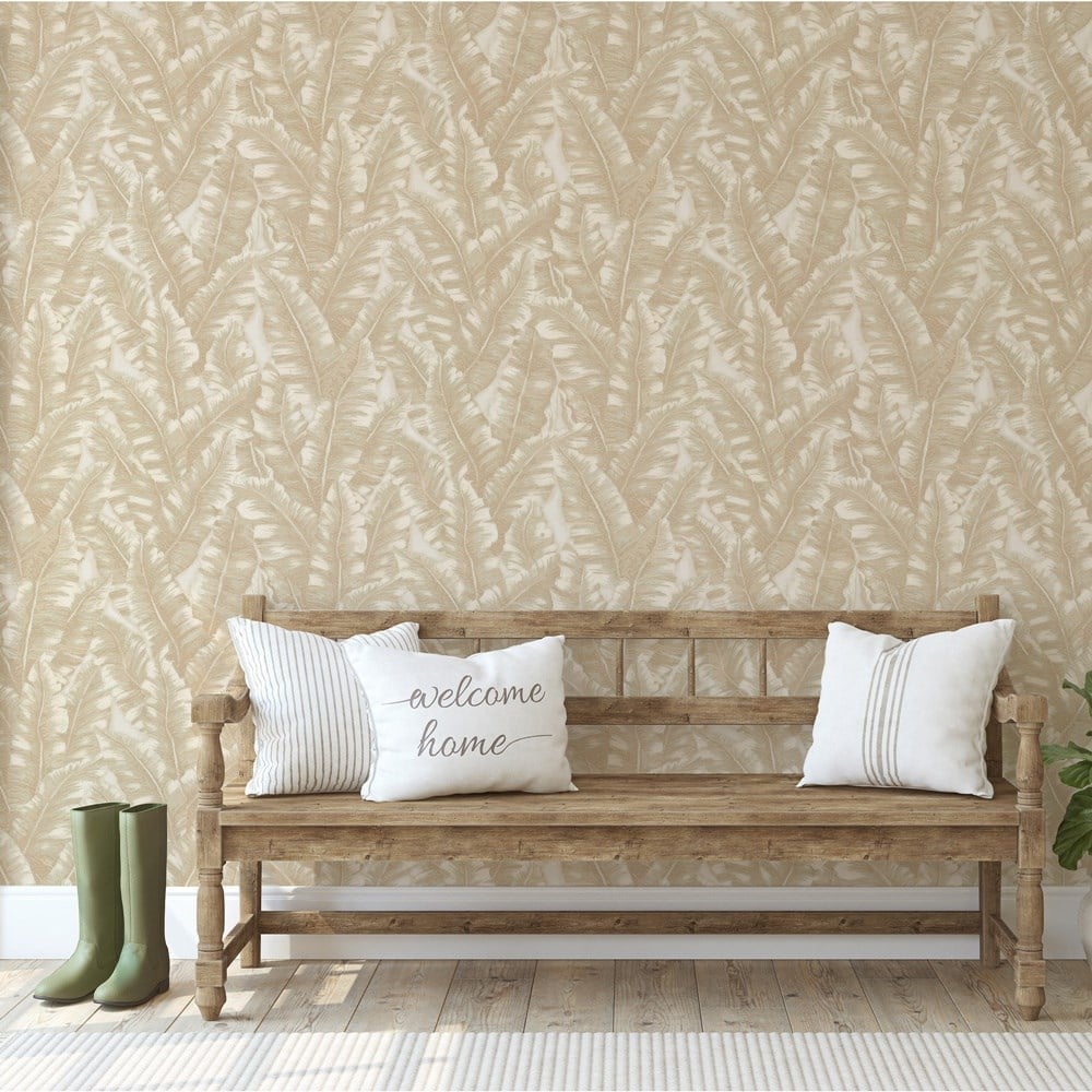 Adawall Vera Koleksiyonu 1507-02 Yaprak Desenli Duvar Kağıdı 16,5 M2
