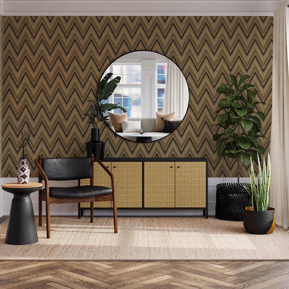 Adawall Vera Koleksiyonu 1509-04 Geometrik Desenli Duvar Kağıdı 16,5 M2