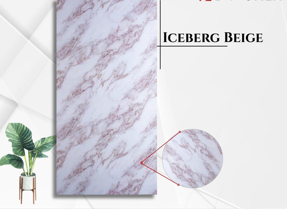 Iceberg Beige PVC Duvar Paneli