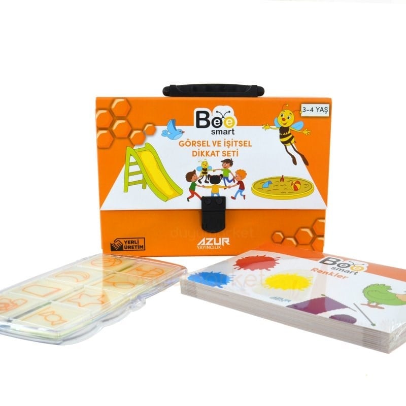 Bee Smart Görsel Ve İşitsel Dikkat Seti 3-4 Yaş- Okul Öncesi Dikkat Geliştirme Eğitimi