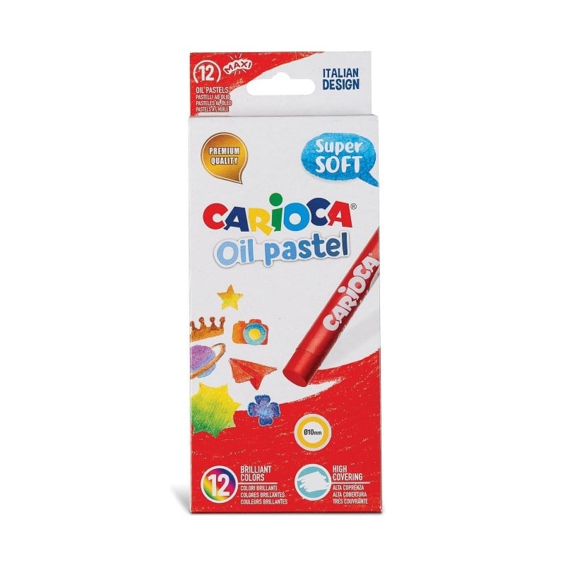 Carioca Yağlı Pastel Boya Kalemi 12'li
