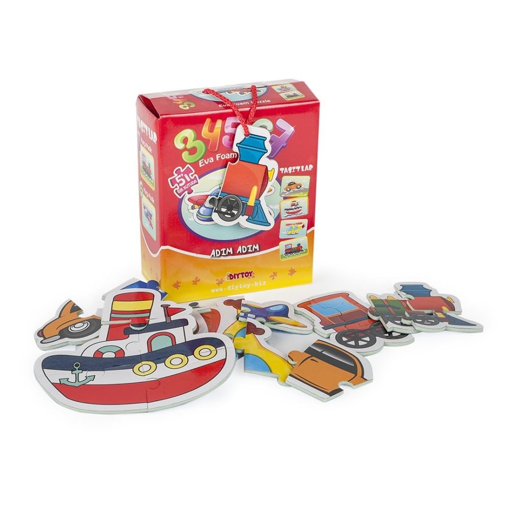 Dıy Toys Taşıtlar Puzzle