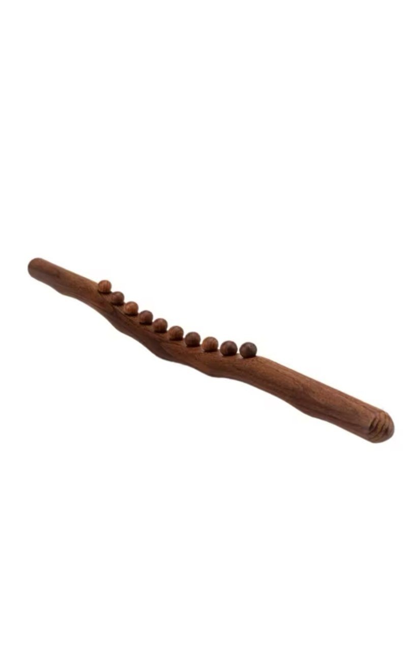 Doğal Ahşap Masaj Sopası - 50 Cm