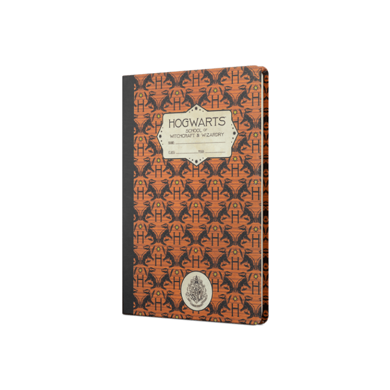 Harry Potter Hogwarts Hafflepuf Sert Kapak Butik Defter - Çizgisiz