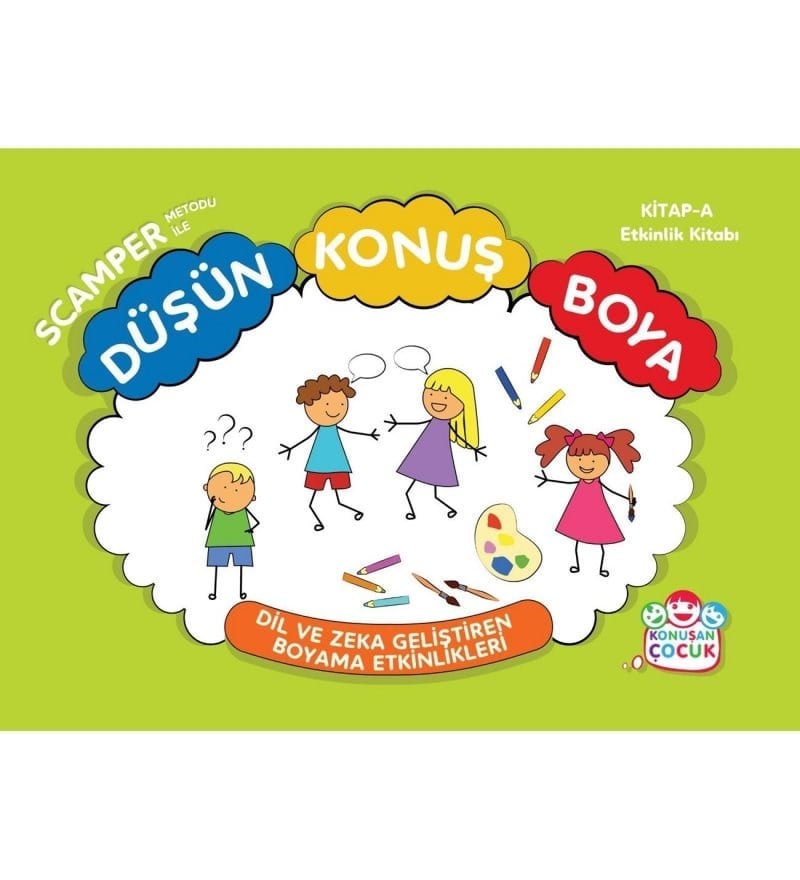 Scamper Metodu İle Düşün Konuş Boya 3'lü Set