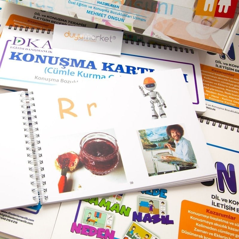 Speech Academy 5n1k’sı Dil Ve Konuşma Terapisi İletişim Becerileri Tam Set (1.set Ve 2. Set )