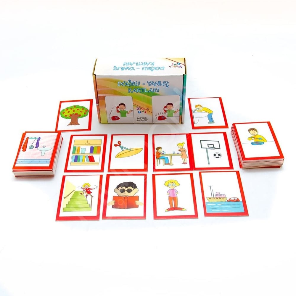 Yuka Kids Doğru Yanlış- Davranış Ve Dil Konuşma Terapisi Kartları