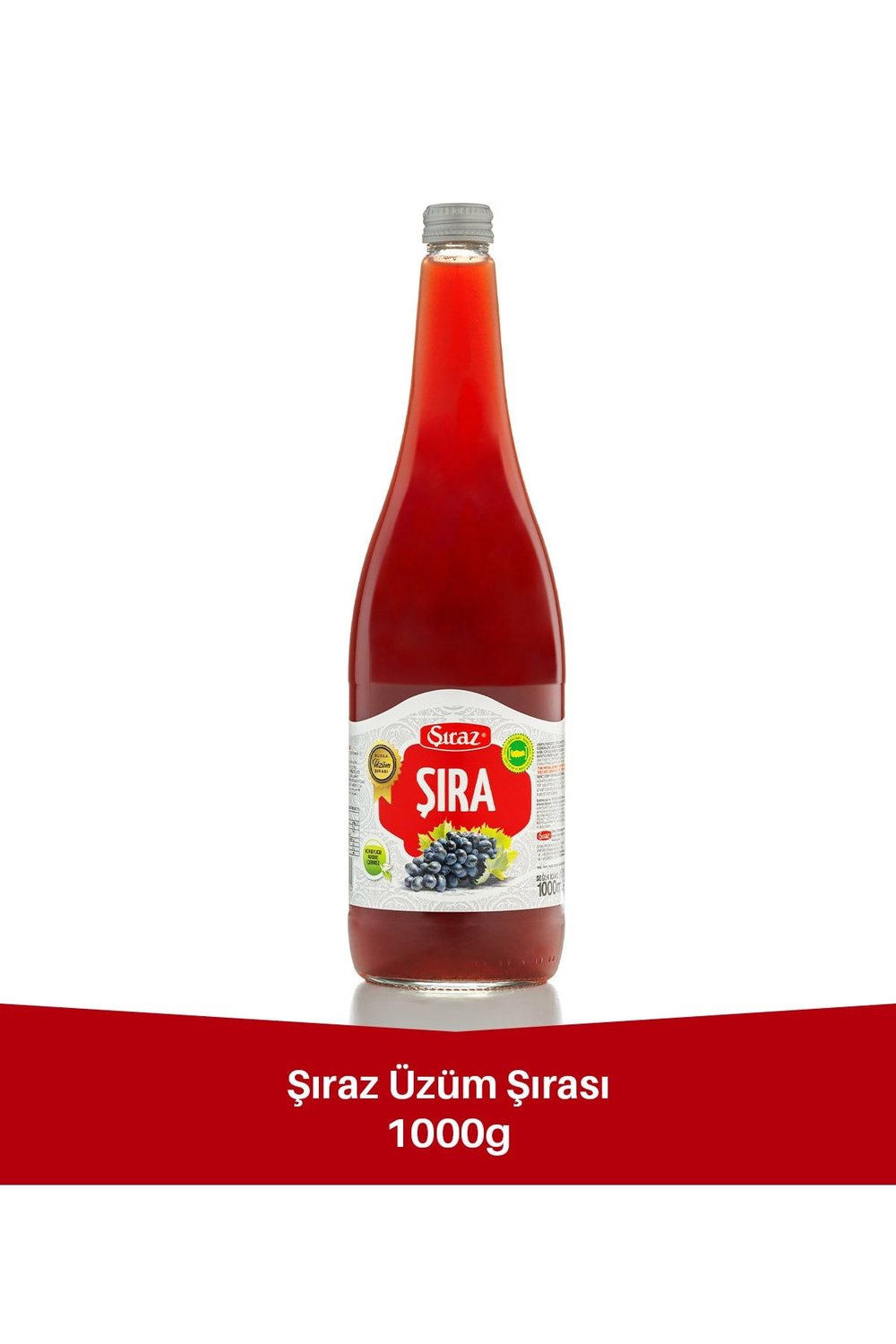 Doğal Üzüm Şırası 1 Litre Cam Şişe
