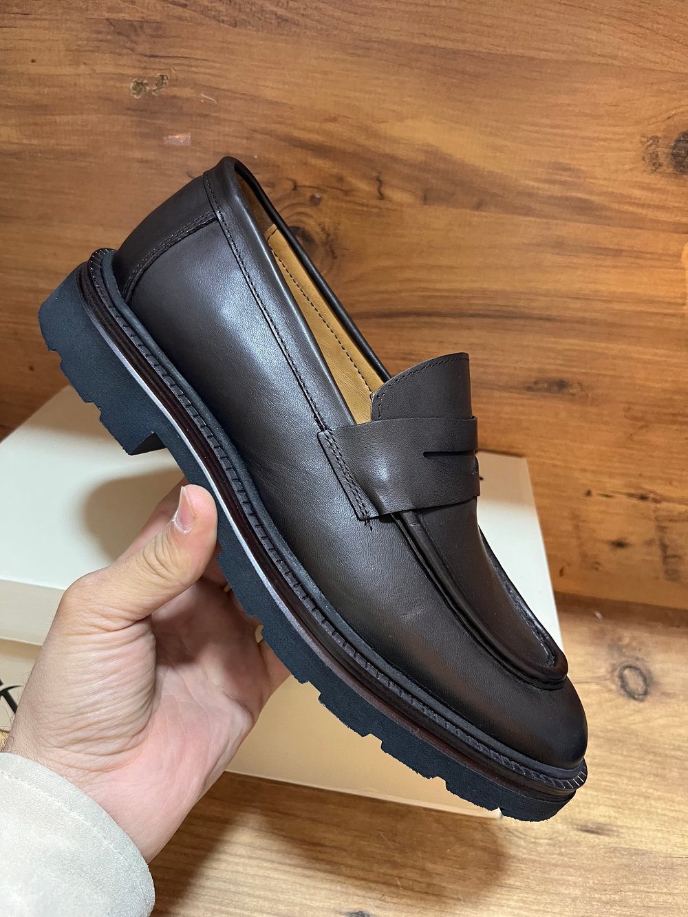 Hakiki Deri Loafer Yeni Sezon Kahverengi Ayakkabı