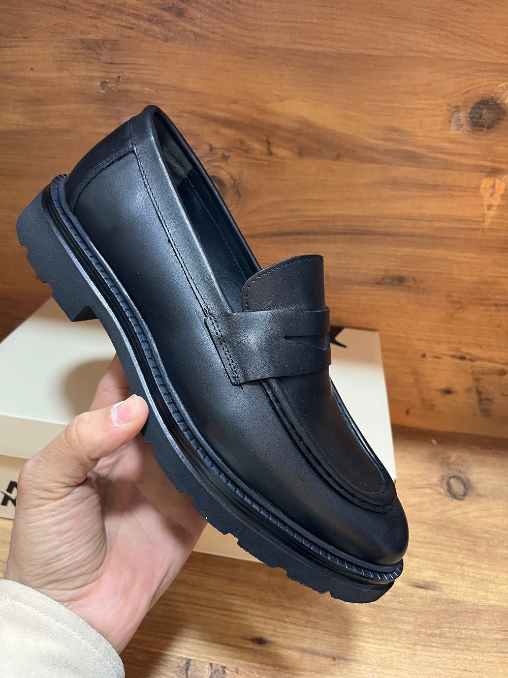 Hakiki Deri Loafer Yeni Sezon Siyah Ayakkabı
