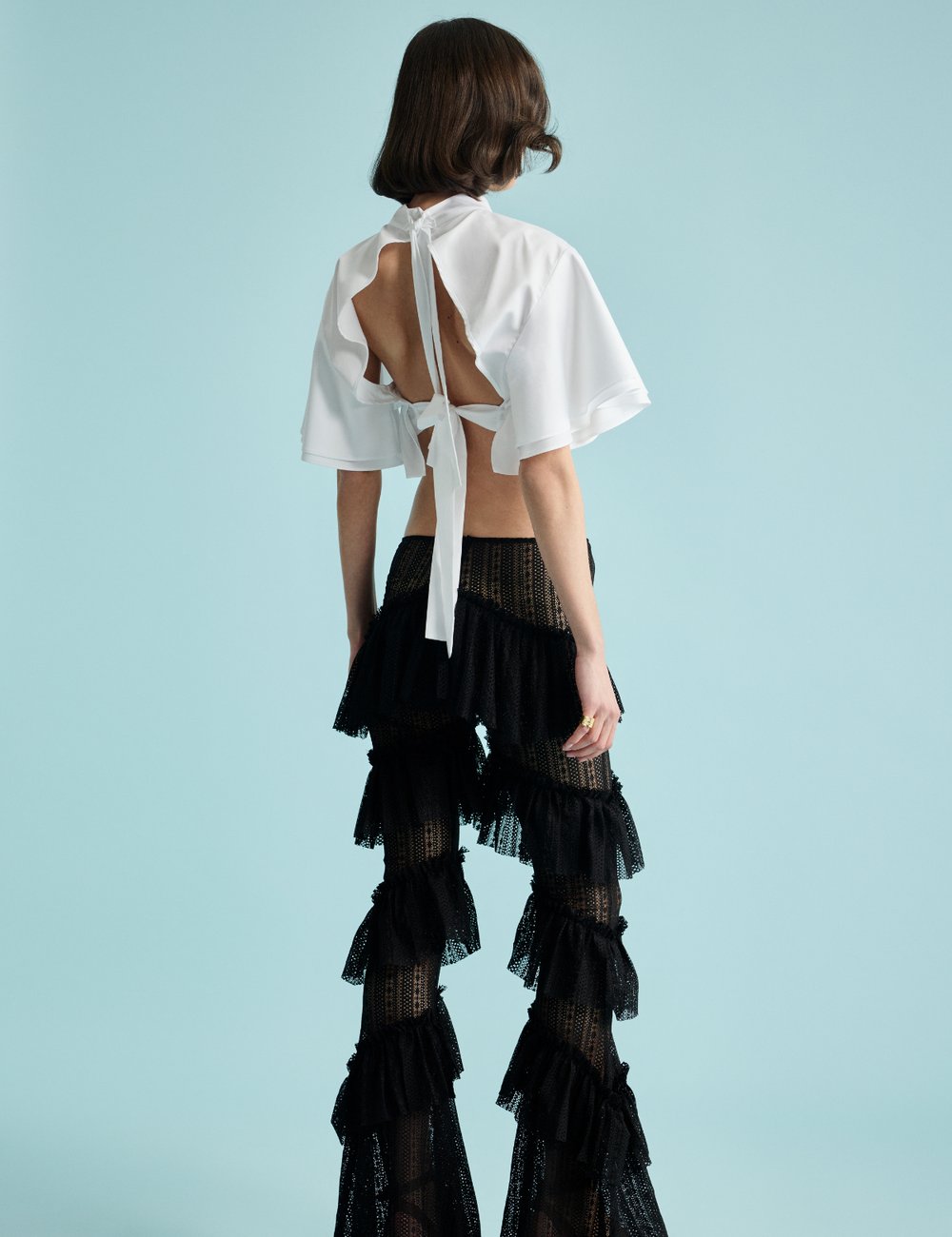 Ruffle Crop Top