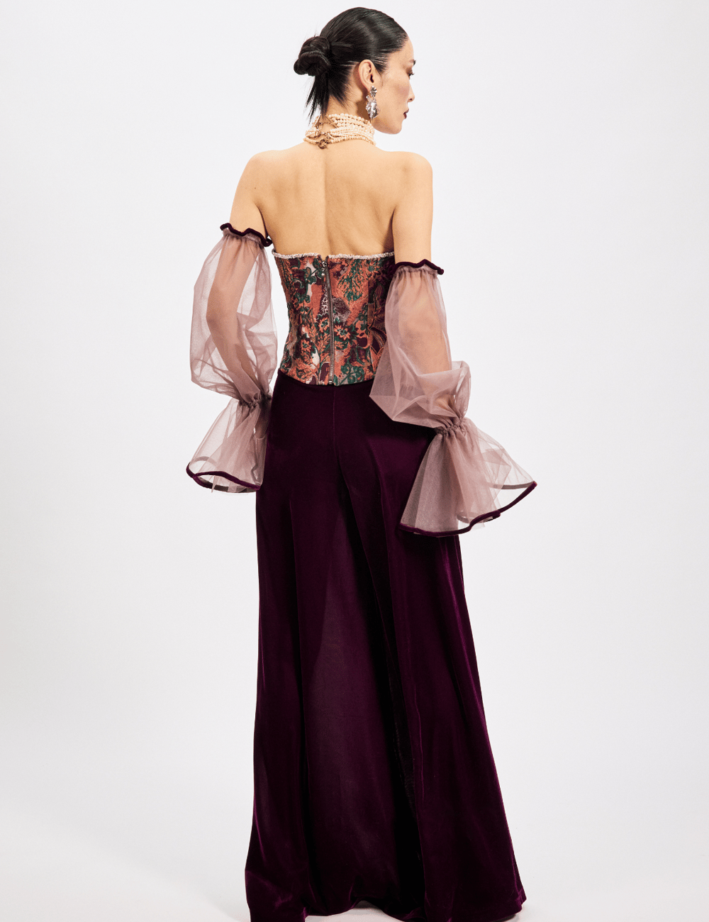 Peony Korse Top Baskılı