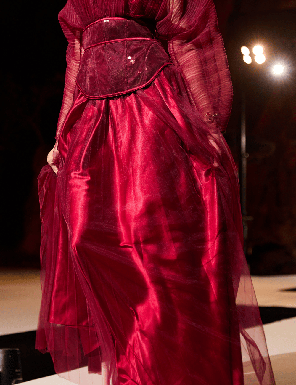 Petra Maxi Elbise Bordo