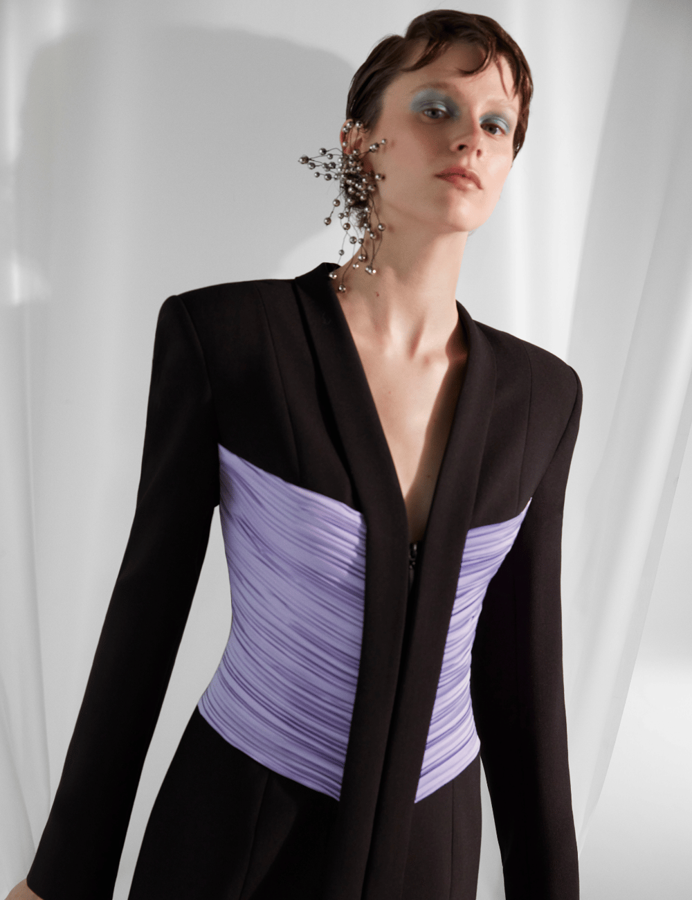 PUPRLE JACKET DRESS