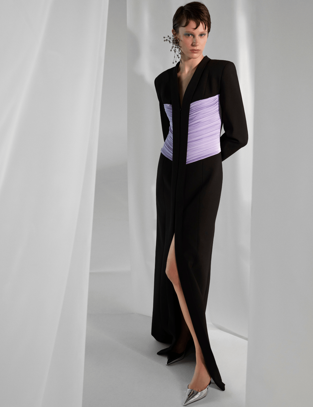 PUPRLE JACKET DRESS