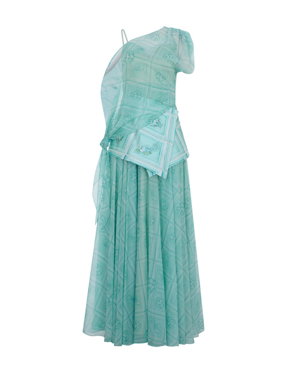 Tauria Maxi Elbise Aqua