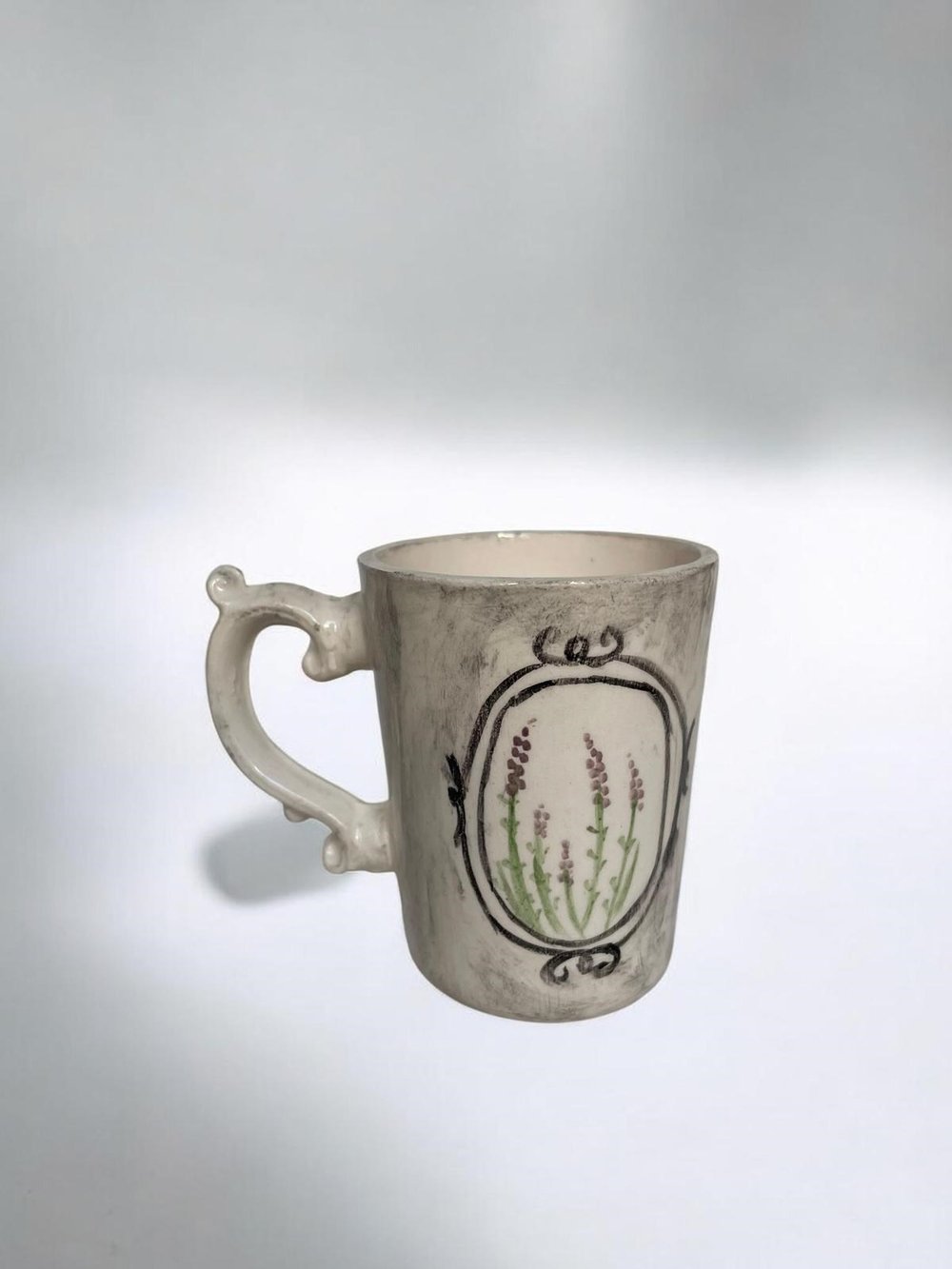 Silver Frame Turkish Coffee Cup