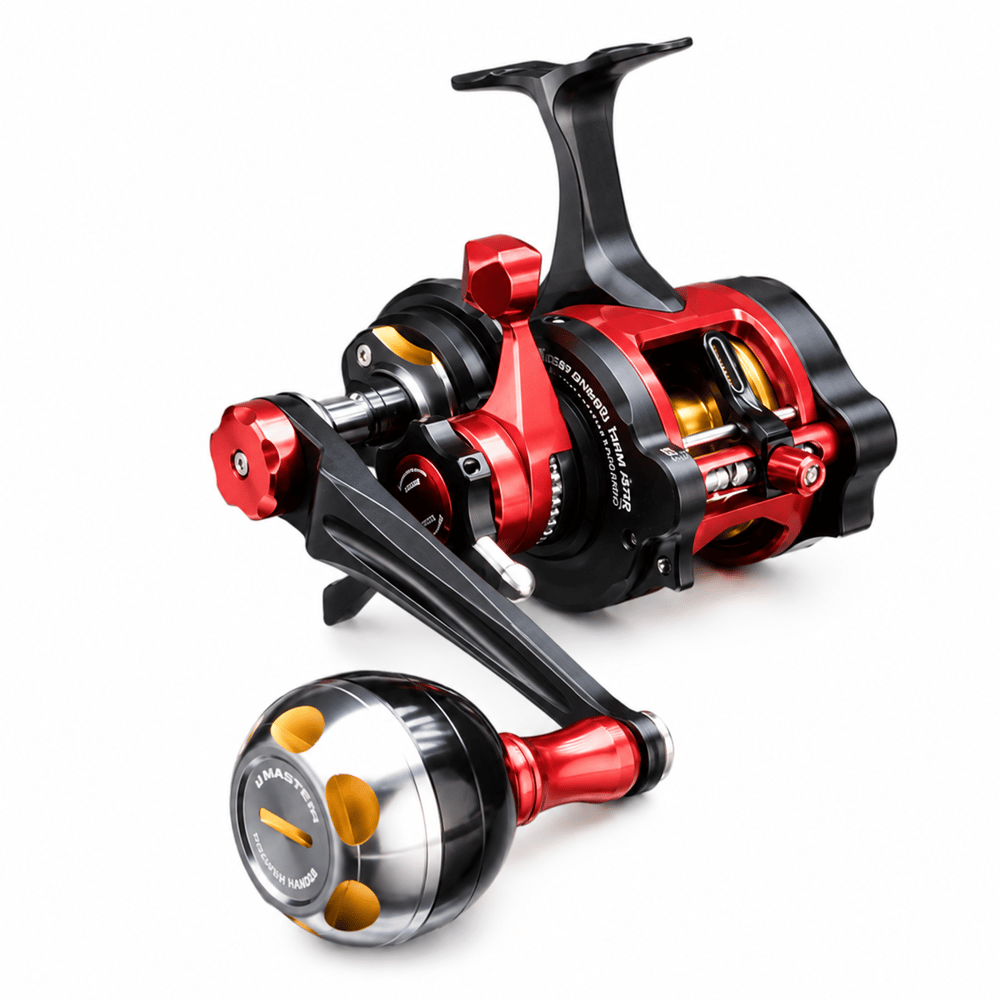 Jigging Master Gangster PE Micro Underhead LH Black Red Gold Çıkrık