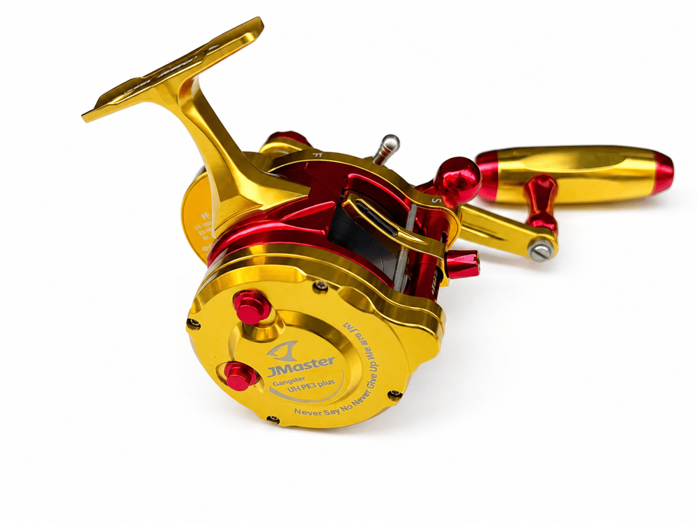 Jigging Master Gangster PE3+ Plus Underhead LH Gold Red Titanium Çıkrık