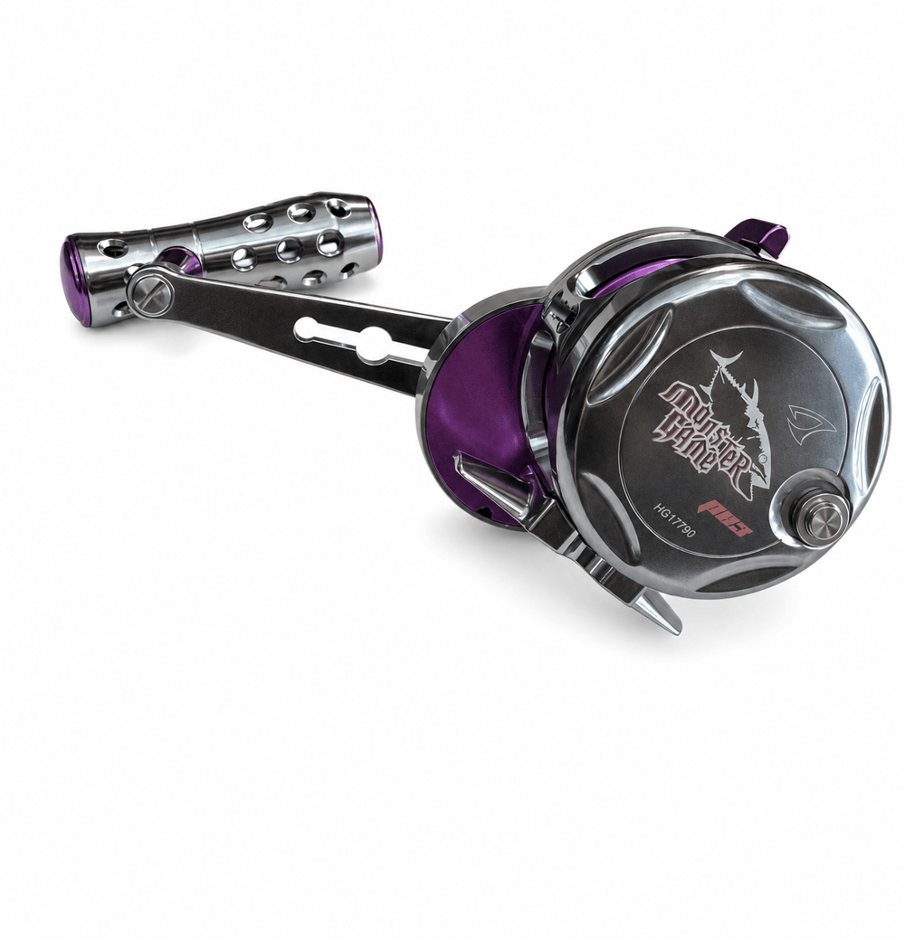 Jigging Master Monster Game Turbo Knob PE3 RH Titanium Purple Çıkrık