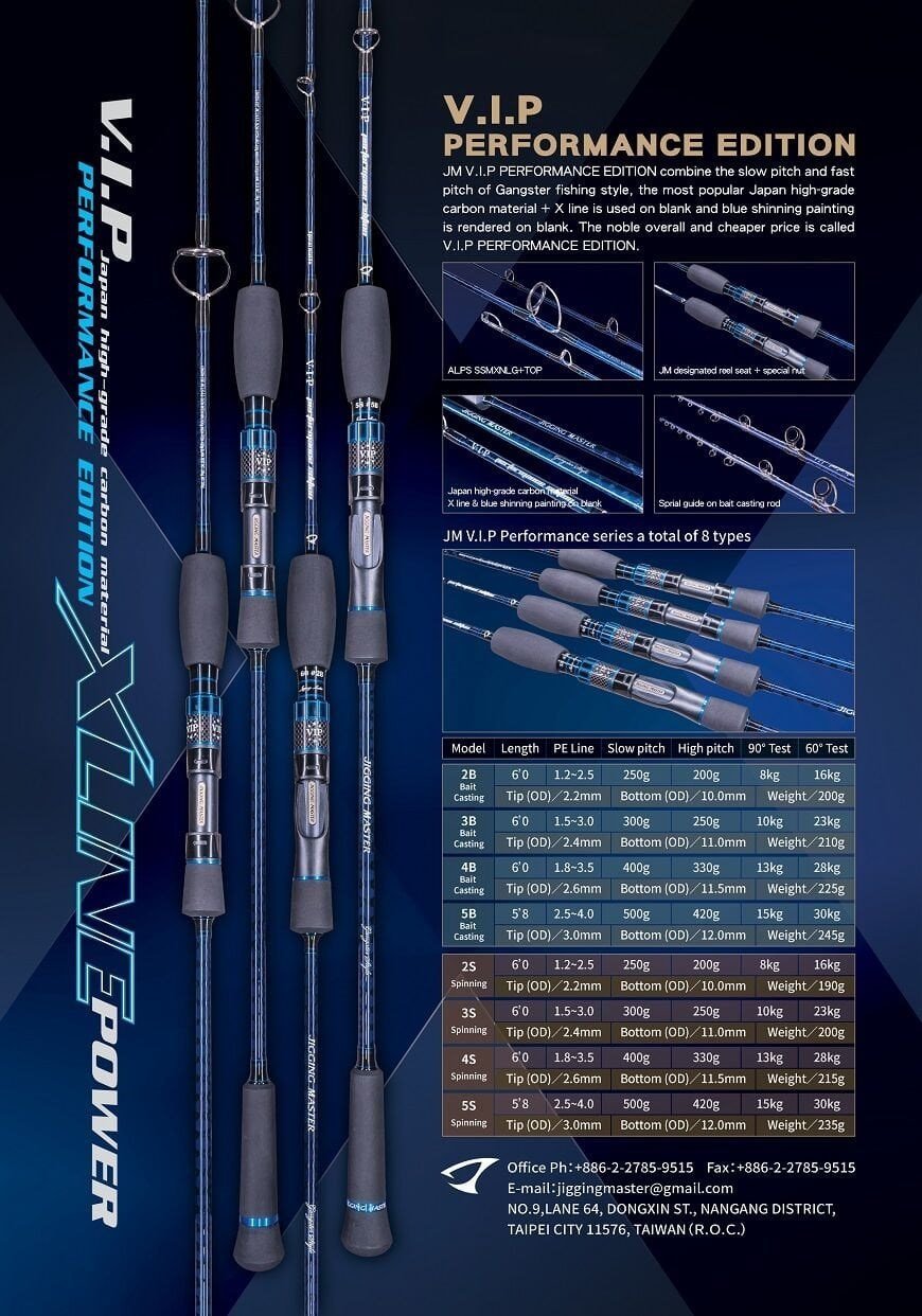 Jigging Master V.I.P Performance Edition #4S 6'0'' Jig Kamışı