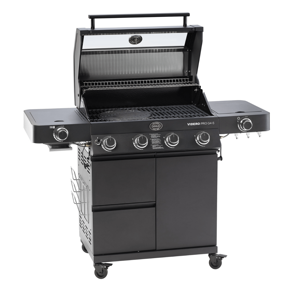 Rösle Videro G4-S Vario Gazlı Barbekü İstasyonu Vıdero Pro- Mat Siyah