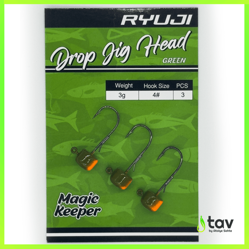 Drop Jighead Green UV