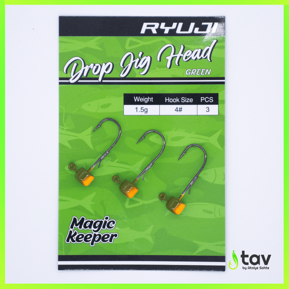 Drop Jighead Green UV