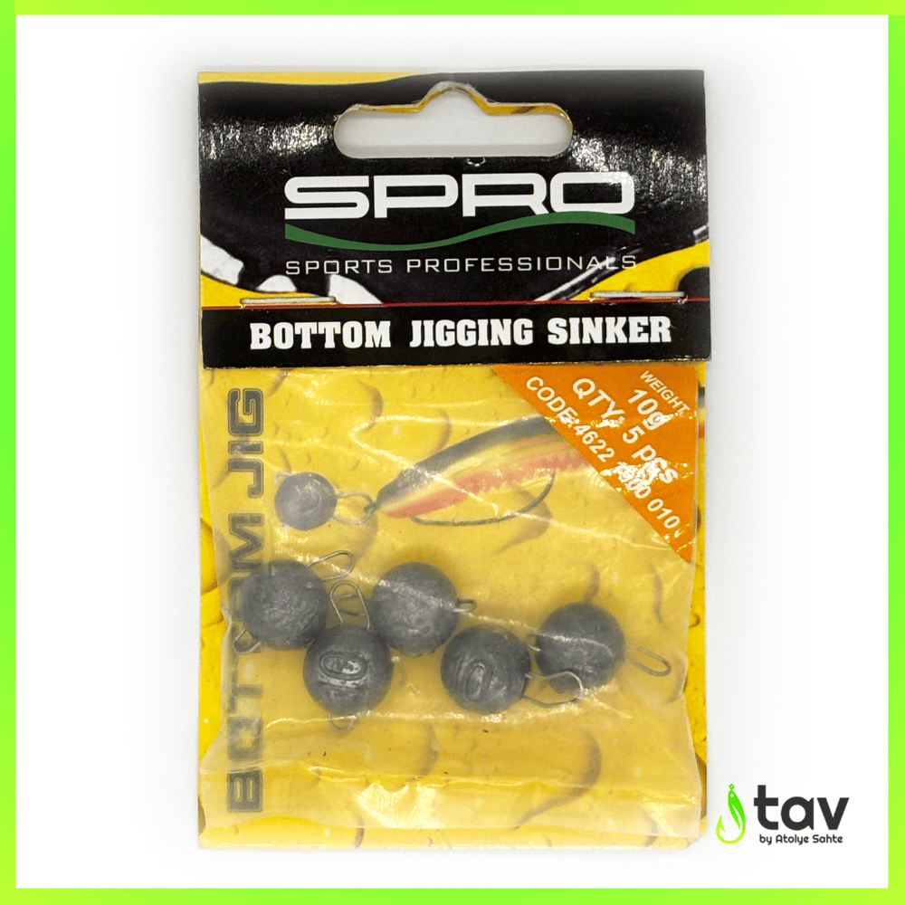 SPRO Rigged Bottom Jig Siyah 10G
