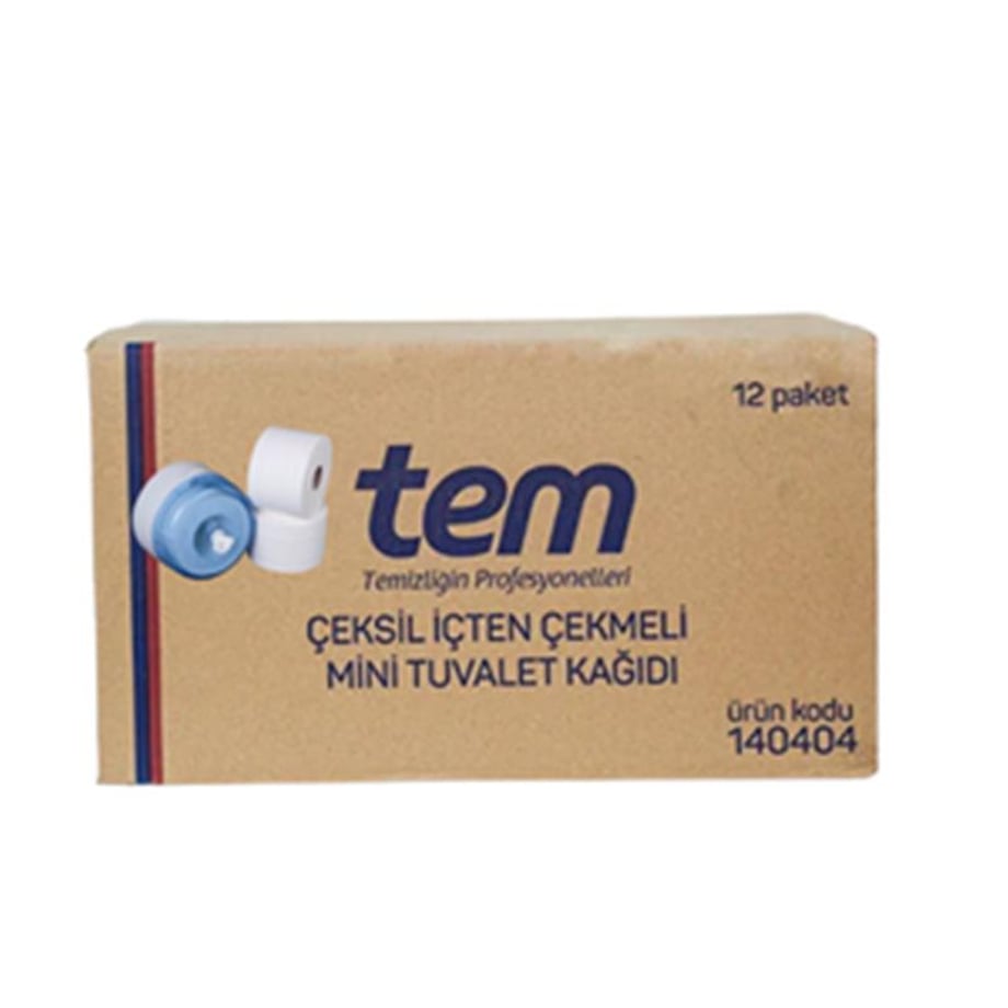 140404 Tem İç Çekmeli T.Kağıdı Mini 12 Li (4 KG)
