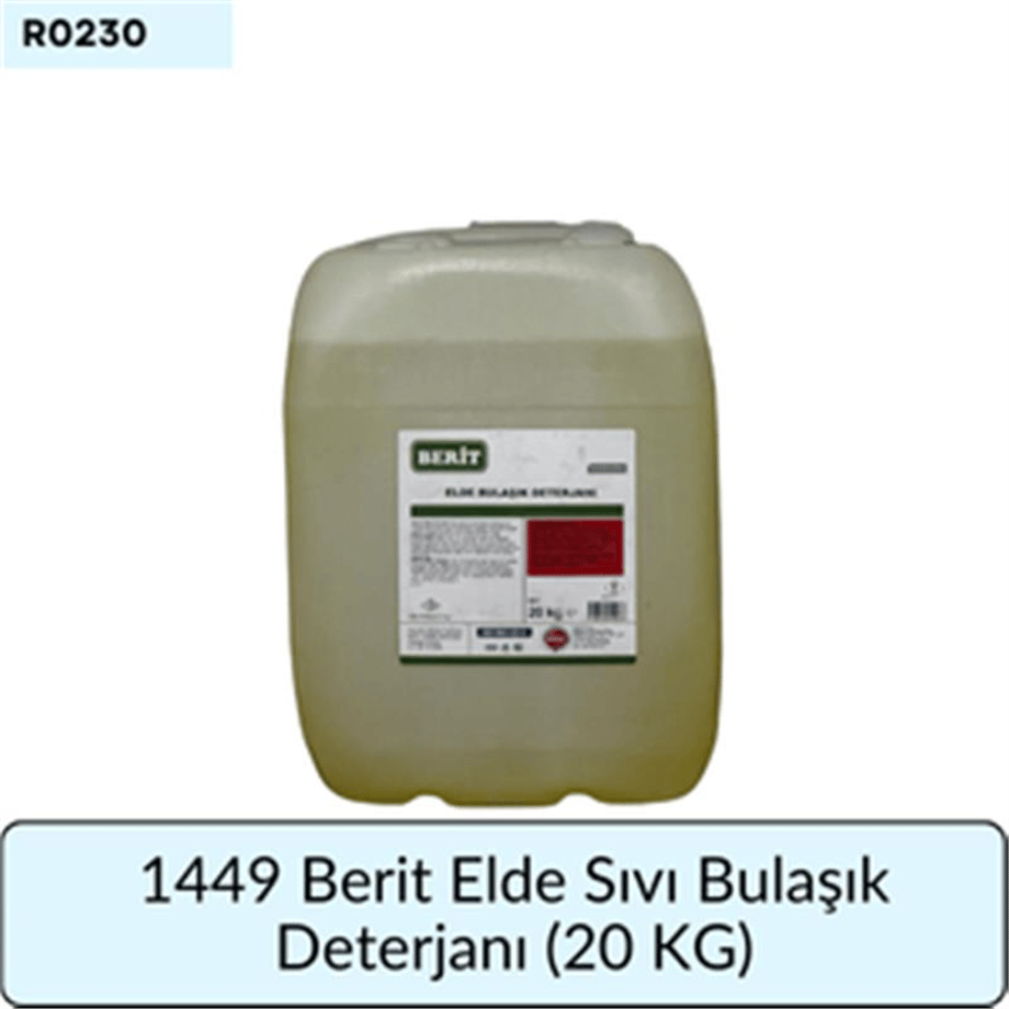 1449 Berit Elde Sıvı Bulaşık Deterjanı (20 KG)