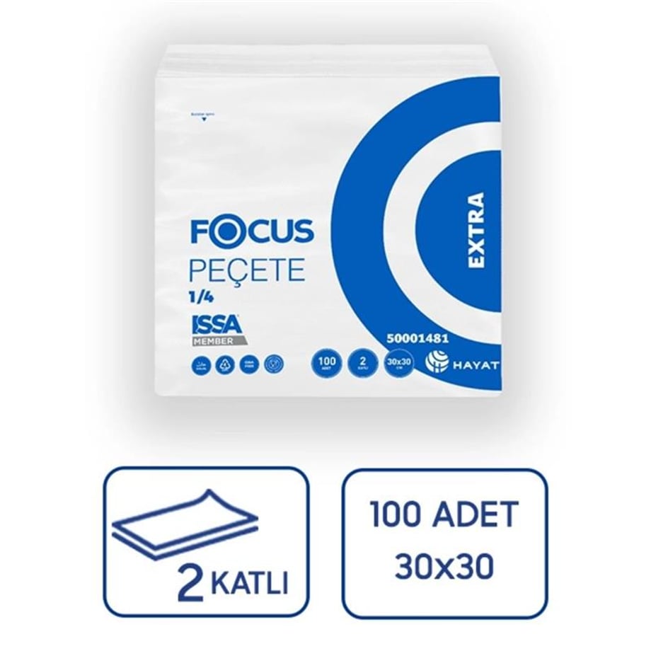 1481 FOCUS EXTRA PEÇETE 100 LÜ 24 PKT 5 KG