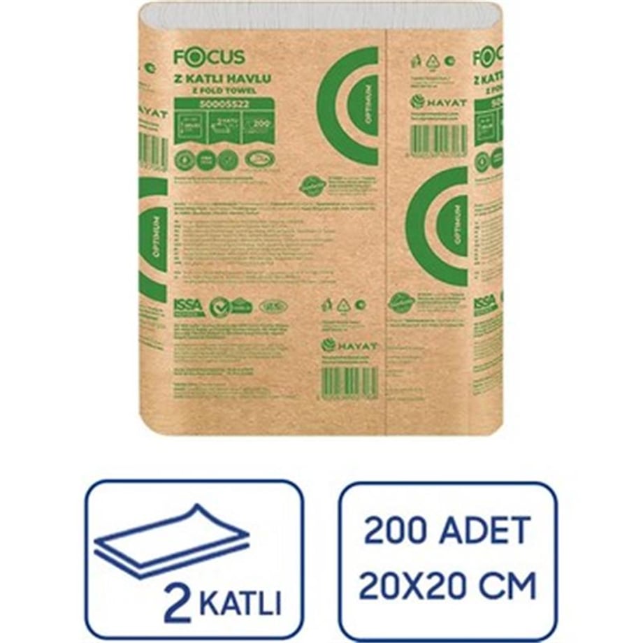 5522 FOCUS OPT Z HAVLU 200LÜ 20*20 12 PKT 3,06KG