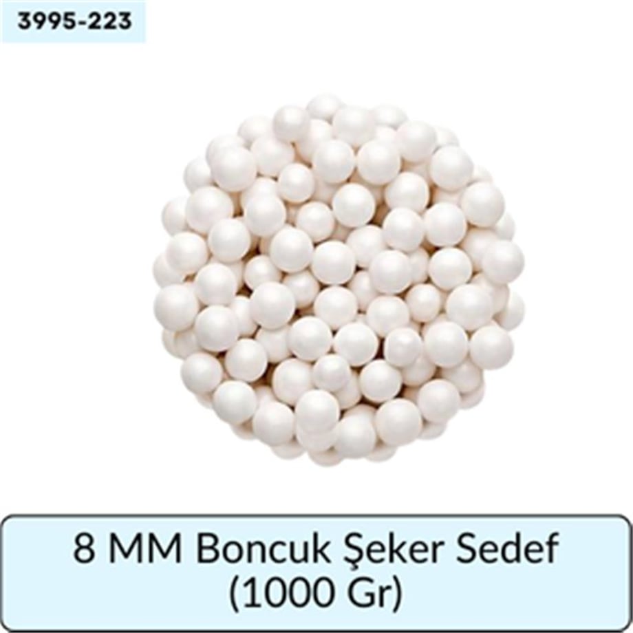 8 Mm Boncuk Şeker Sedef   (1000 Gr)