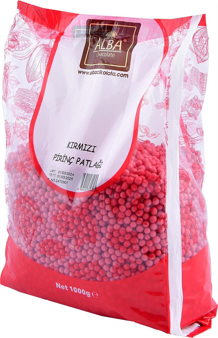 ALBA Pirinç Patlağı Frambuaz     (1 Kg)