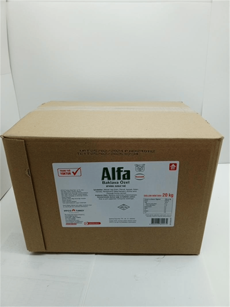 Alfa Yağ Baklavalık Eco Özel   (20 KG)
