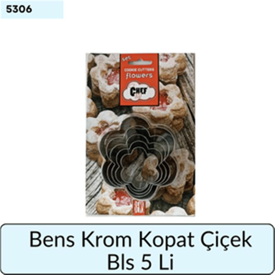 Bens Krom Kopat Çiçek Bls 5 li