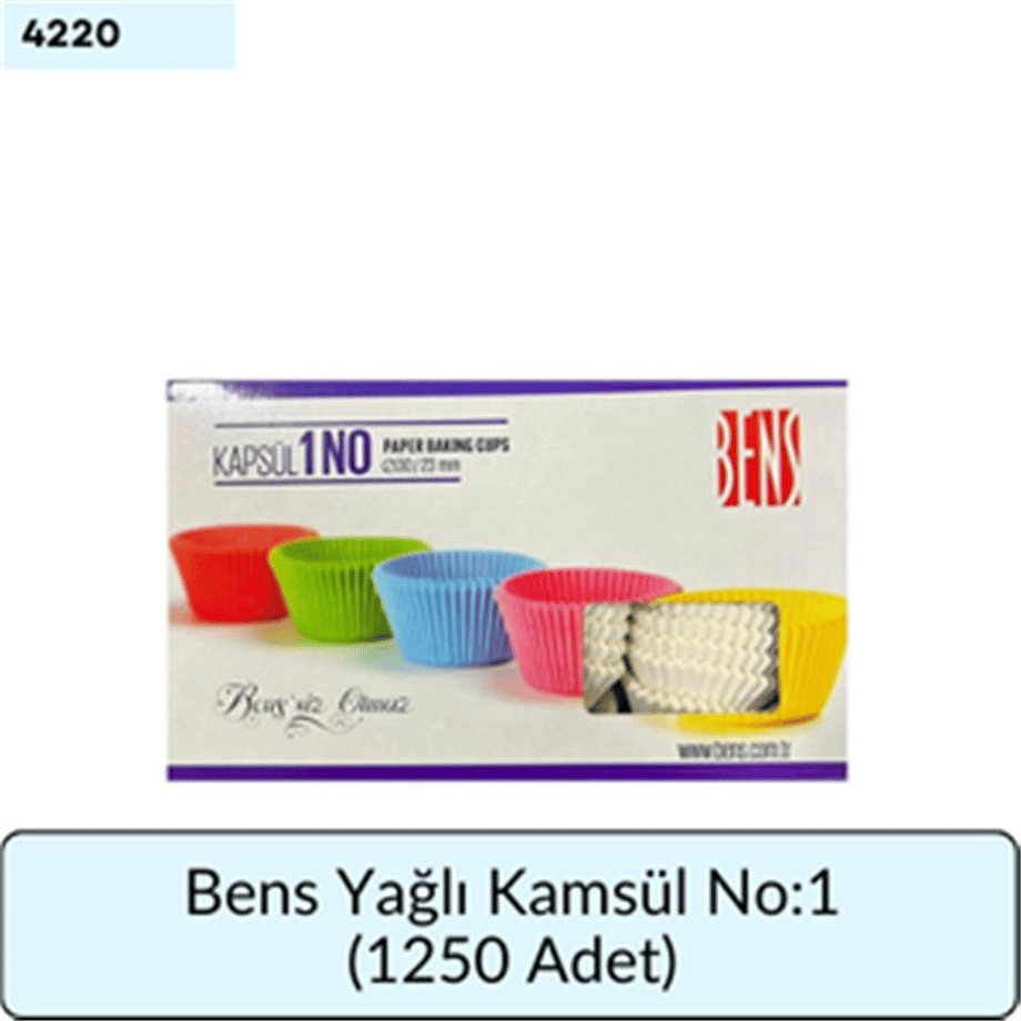 Bens Yağlı Kapsül 1 No (1000 adet)