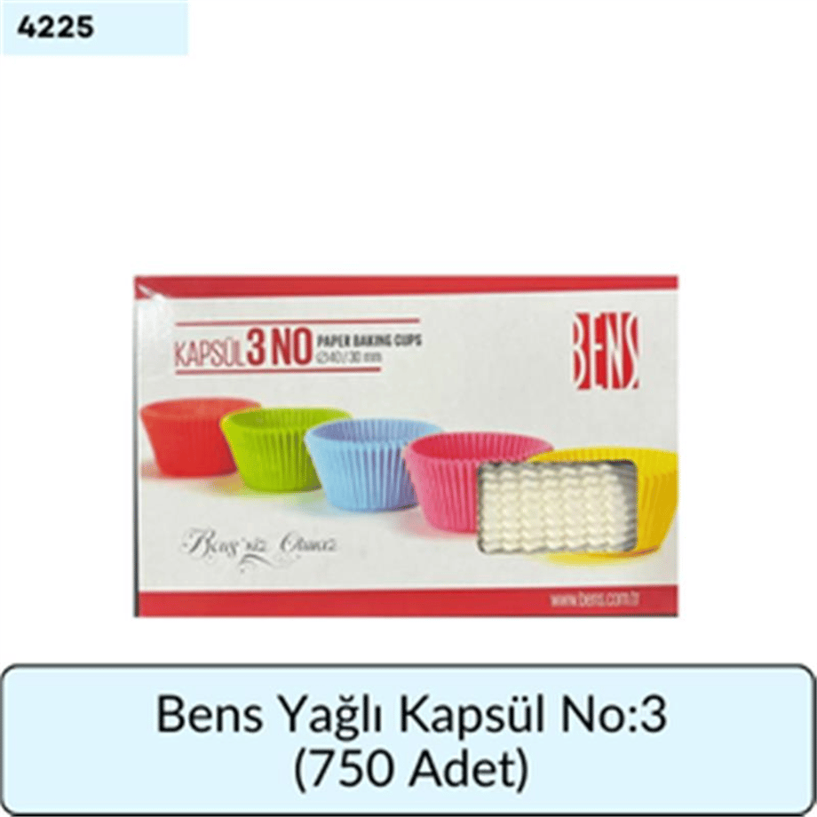 Bens Yağlı Kapsül 3 No (750 adet)