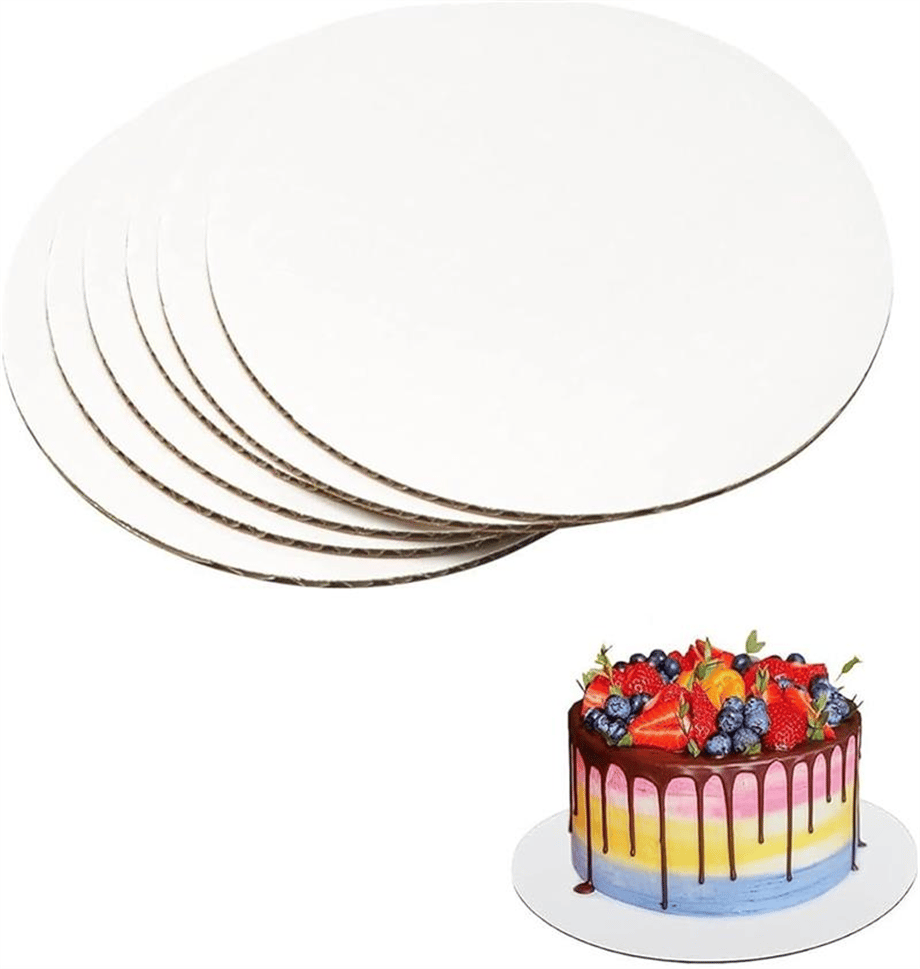 Beyaz Kalın Altlık Turta   (24 Cm)