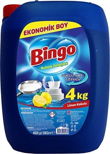 BİNGO BULAŞIK DETERJANI BİDON 4KG (50005948)
