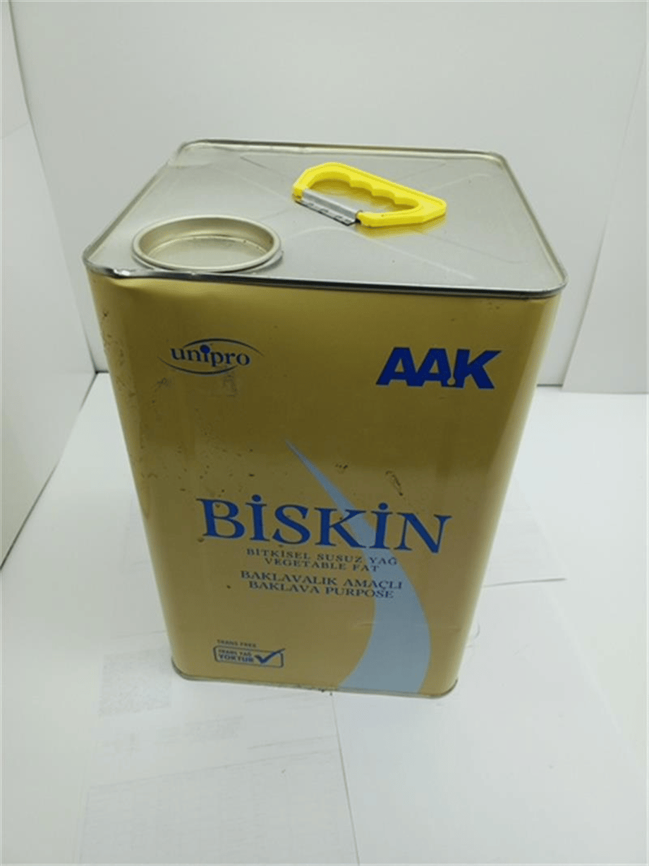 Biskin Yağ Baklavalık Sade   (18 Lt)