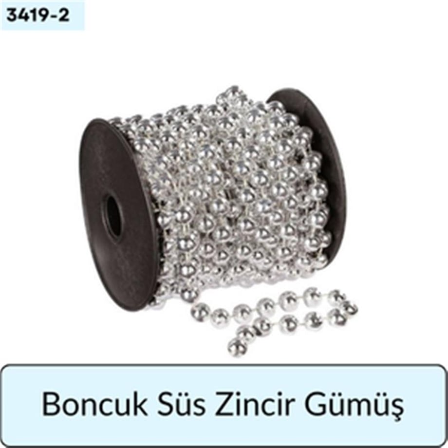 BONCUK SÜS ZİNCİR GÜMÜŞ